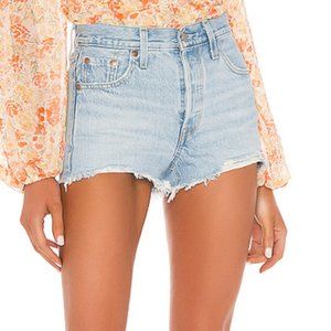 levi's 501 denim cutoff 25